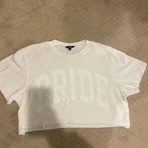 THE BAR Bride crop top